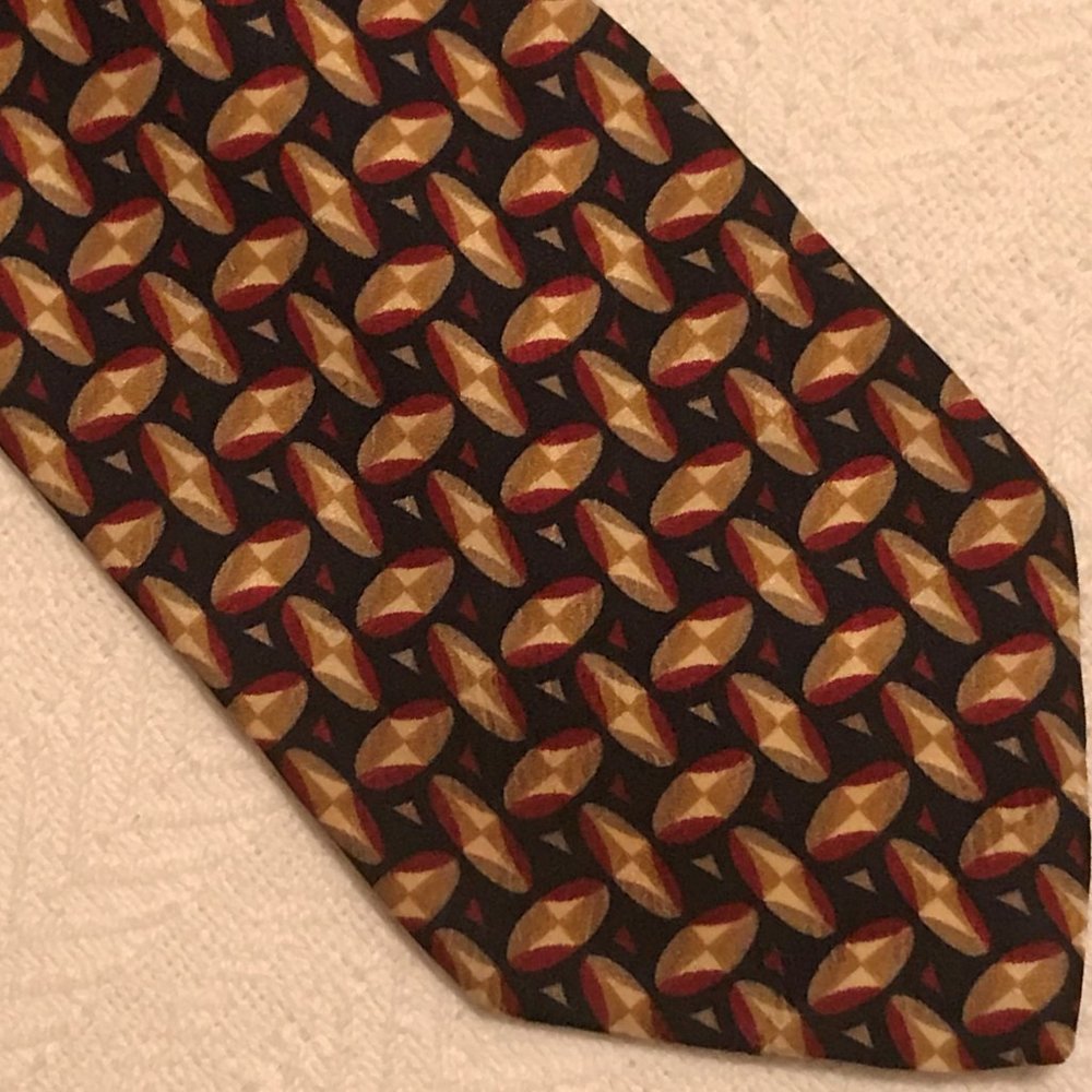 STRUCTURE Mens SILK Tie MADE IN ITALY